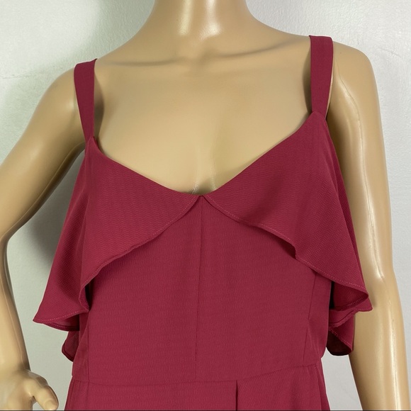 NEW COOPER ST. RUFFLE MIDI DRESS - Picture 3 of 9